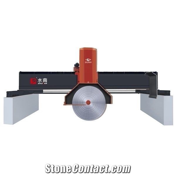QQJ-2200/2500/3000 Multi Blade Block Cutting Granite Disc Bridge Saw