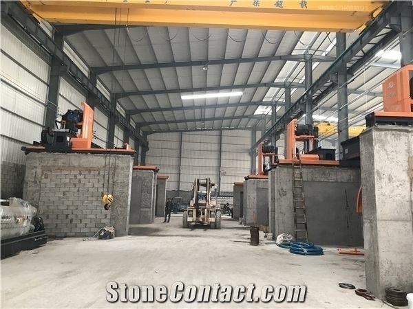 QQJ-2200/2500/3000 Multi Blade Block Cutting Granite Disc Bridge Saw