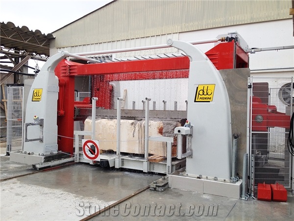 Pedrini- GS122 Open frame gang saw for sawing marble blocks