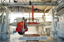 Pedrini M585 - Multidisc block cutter for granite, lava stone, marble