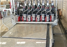 Pedrini M744LV-2/3/4 - Edge trimming machine for marble, travertine, granite slabs and strips Pedrini M744LV-2/3/4 - Edge trimming machine for marble, travertine, granite slabs and strips