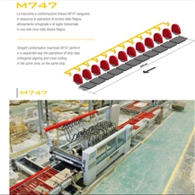Pedrini - Multi Disc Cross Cutting Machine M747