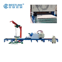 High speed marble granite processing flaming slab machine 
