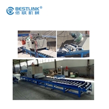High speed marble granite processing flaming slab machine 