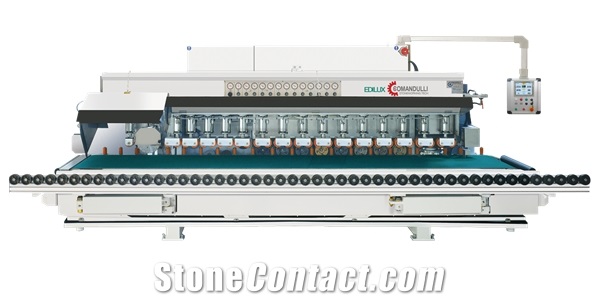Comandulli Edilux- Automatic mutli-spindle belt edge polishing machine