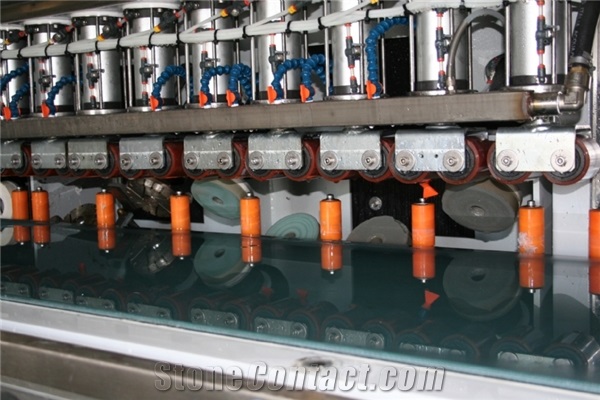Comandulli Edilux- Automatic mutli-spindle belt edge polishing machine