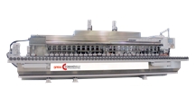 Comandulli SPIRA Belt Edge polishing machine for straight edge and pencil round profile