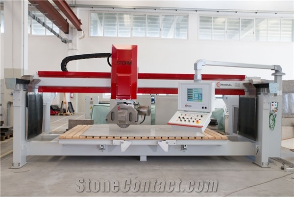 Comandulli STORM CNC Electronic bridge sawing machine 5 interpolated axes