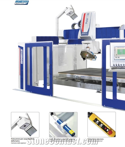 Emmedue Polar 5 Axis Plus CNC Automatic Bridge Saw Machine