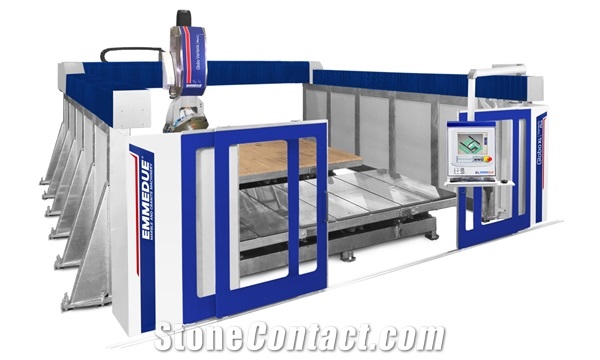 Globo Variaxis Plus XL 5 interpolated axis CNC Bridge Saw Machine