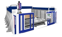 Globo Variaxis Plus XL 5 interpolated axis CNC Bridge Saw Machine