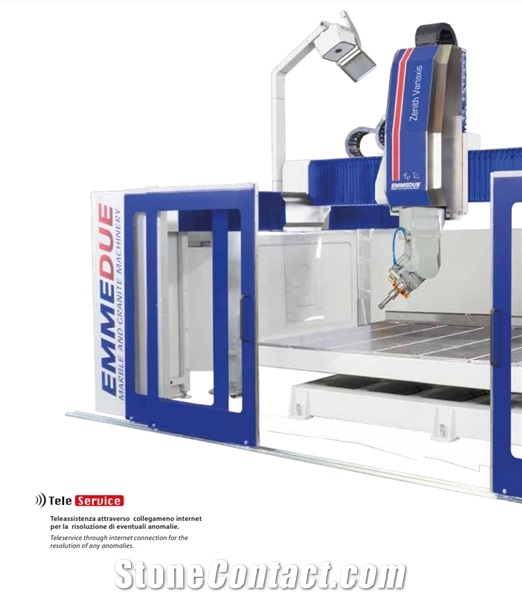 Zenith 1000 5 Interpolated Axis CNC Bridge Cutting Machine