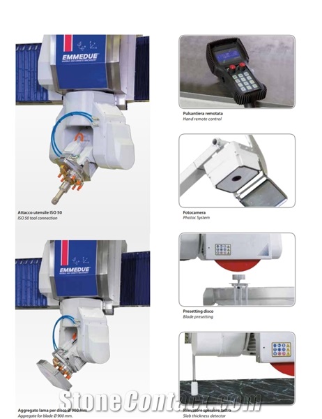 Zenith 1000 5 Interpolated Axis CNC Bridge Cutting Machine