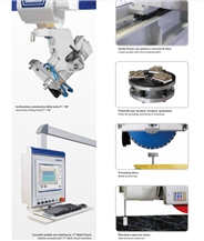 Zenith 3 Axis Mobile bridge saw with 3 axis to install on cement walls or steel shoulders