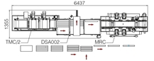COMPACT LINE SQUARE - AUTOMATIC CUTTING AND RECTIFYING LINE FOR CERAMIC, MARBLE, STONE AND BRICK COMPACT LINE SQUARE - AUTOMATIC CUTTING AND RECTIFYING LINE FOR CERAMIC, MARBLE, STONE AND BRICK