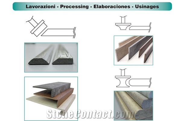 MGP/5 - automatic machine for steps and edging on ceramic, gres porcelain, marble, granite