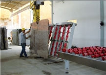 Pedrini B401 TILTING ROLLER BENCH, Semi-automatic loader/unloader for slabs