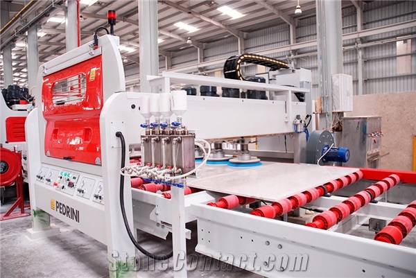 Pedrini M242 Automatic Slabs Waxing Machine
