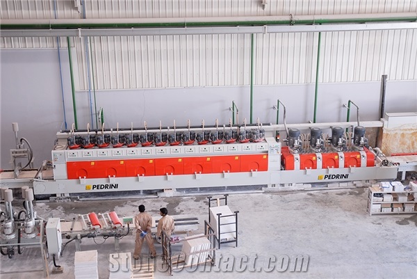 Pedrini Supernova B065MV/B080MV/B100MV Calibrating/Polishing machine for marble and travertine strips