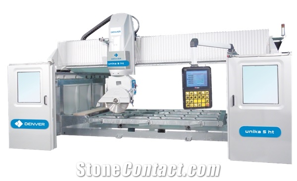 Denver Unika5 HT Monobloc CNC - Bridge saw 5 axes heavy-duty bridge saw
