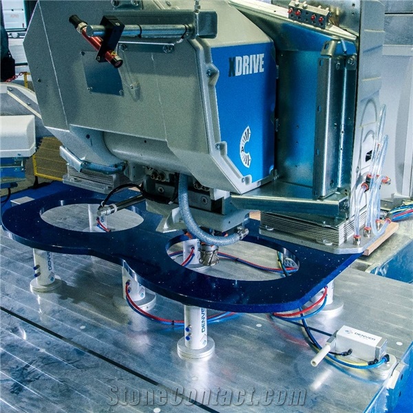Denver Unika5 HT Monobloc CNC - Bridge saw 5 axes heavy-duty bridge saw