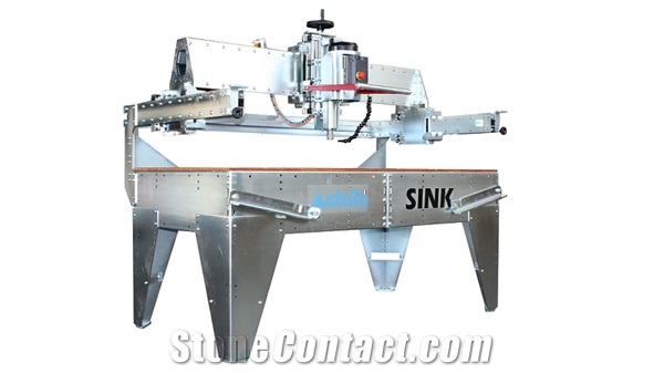 Achilli SINK machine for sink cut-outs, Top Sink Hole Cutting Machine