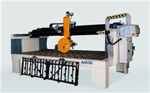 MBS TS Monoblock CNC Bridge Saw for Interpolated Angle Cutting in All Directions
