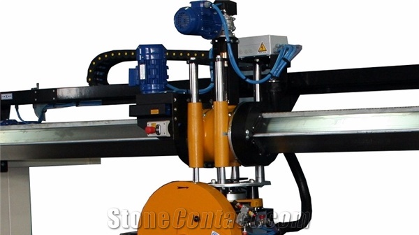 MBS TS Monoblock CNC Bridge Saw for Interpolated Angle Cutting in All Directions
