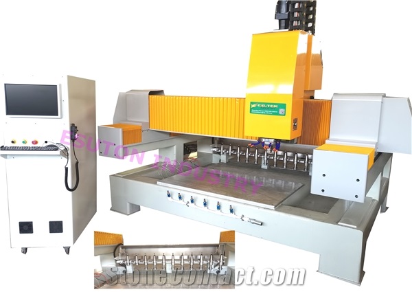 Automatic ATC Stone Sink Hole Cutting CNC Machine, Mini ATC Automatic Stone CNC Machine