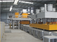 Quartz tile press machine production line - artificial quartz stone production line