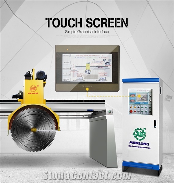 WANLONG QSQ-2200/2500 Multi-blade Block Cutting Machine for Granite Marble