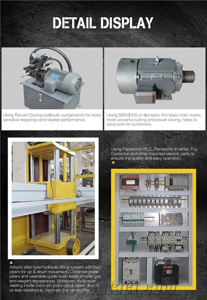 WANLONG QSQ-2200/2500 Multi-blade Block Cutting Machine for Granite Marble