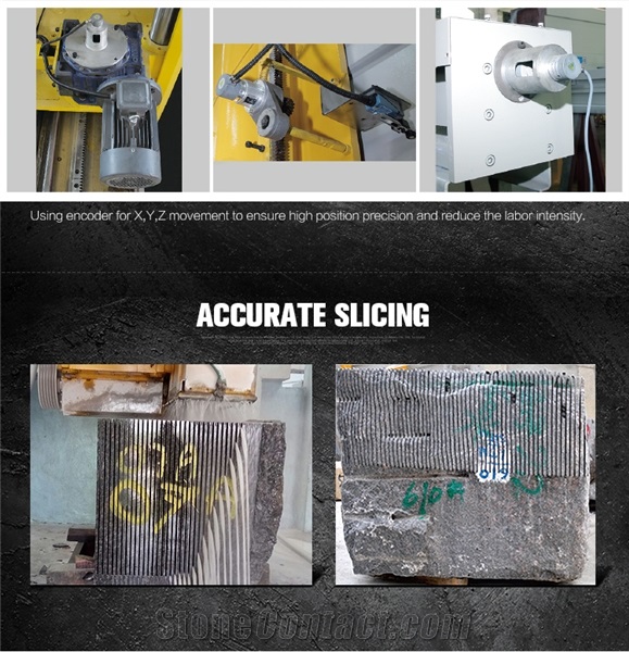WANLONG QSQ-2200/2500 Multi-blade Block Cutting Machine for Granite Marble