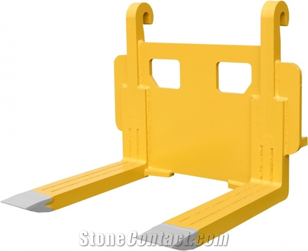 FORKS FOR WHEEL QUARRY BLOCK LOADER