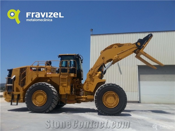 FORKS FOR WHEEL QUARRY BLOCK LOADER