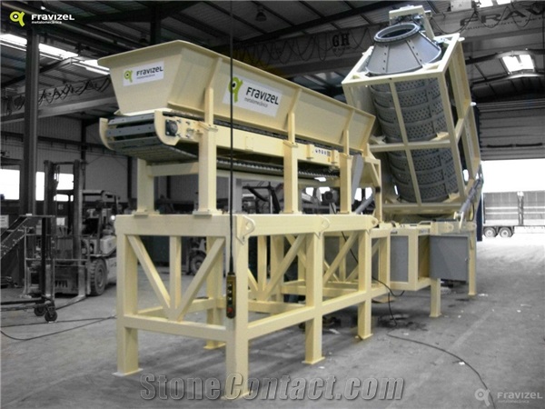 Stone Surface Ageing, Tumbling, Polishing and Washing Machine