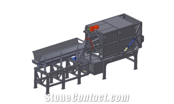 Stone Surface Ageing, Tumbling, Polishing and Washing Machine