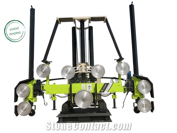 Tracked Extensible Wire Diamond Machine for block squaring- SOLARYS