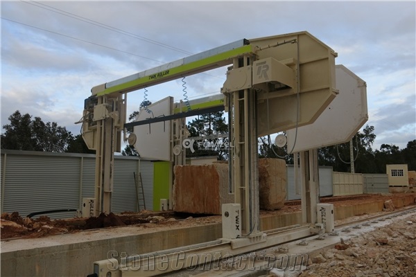 Twix Roller Wire Saw Machine for Chipping Blocks-Block Squaring Machine, Block Dressing