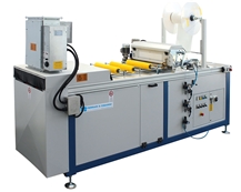 MIR 001/M - SEMI-AUTOMATIC GLUING MOSAIC TILES MACHINE IN LINE IN SINGLE AND DOUBLE REEL