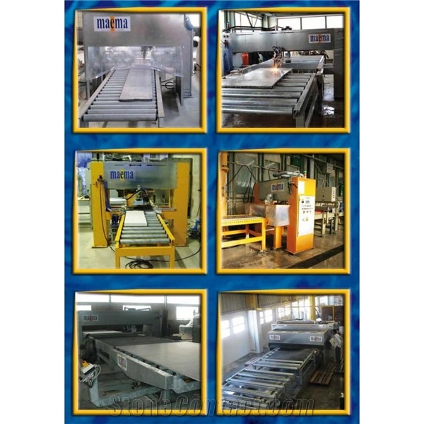 Maema- KOMPATTA Automatic Flaming and Bush Hammering Machine