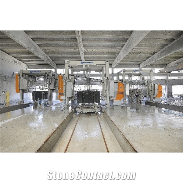 Socomac-70 LINA- MODEL.70W L2000 Multi Wire Saw Block Cutting Machine