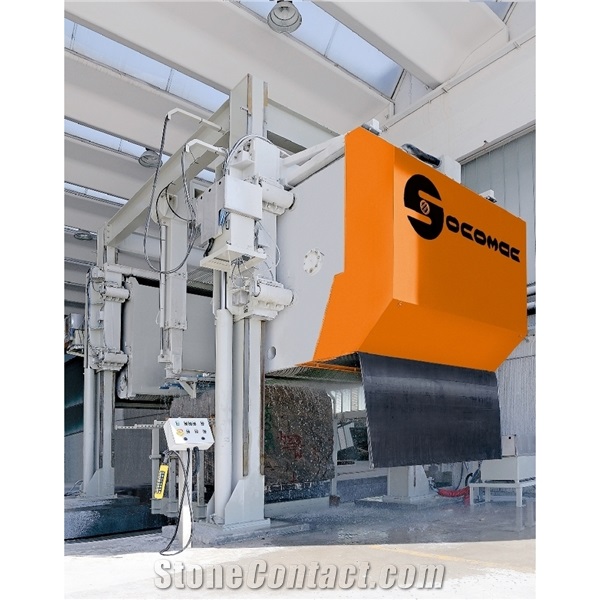 Socomac-70 LINA- MODEL.70W L2000 Multi Wire Saw Block Cutting Machine