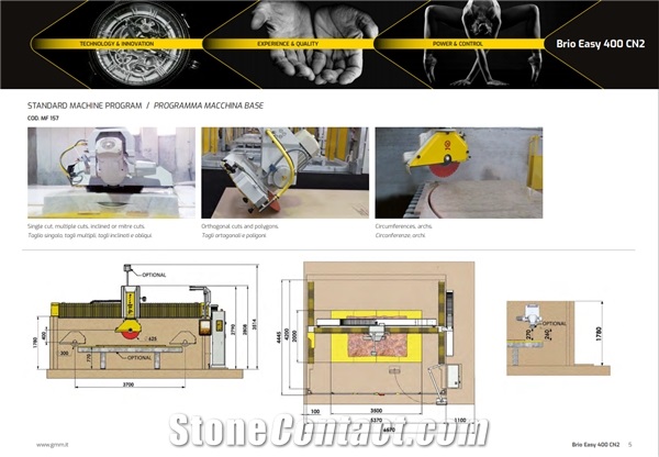 BRIO EASY 400 CN2 CNC 5-Axis Sawing Machine