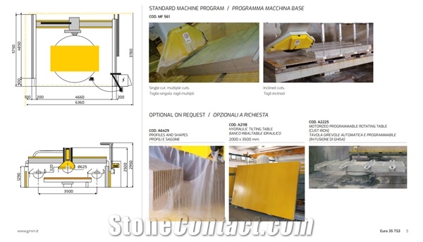 EURA 35 TS3 AUTOMATIC ELECTRONIC BRIDGE SAWING MACHINE