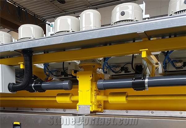 LEVICOMPACT 620-800 Automatic Calibrating and Polishing Machine for Granite Strips and Tiles