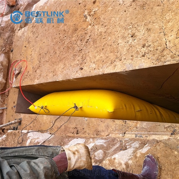 Block pushing air bag  1.0m*1.5m for sandstone, limestone quarry