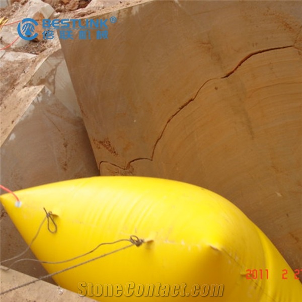Block pushing air bag  1.0m*1.5m for sandstone, limestone quarry