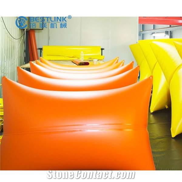 Block pushing air bag  1.0m*1.5m for sandstone, limestone quarry