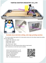 Portable stone sink hole cutting ,sink edge grinding machine 